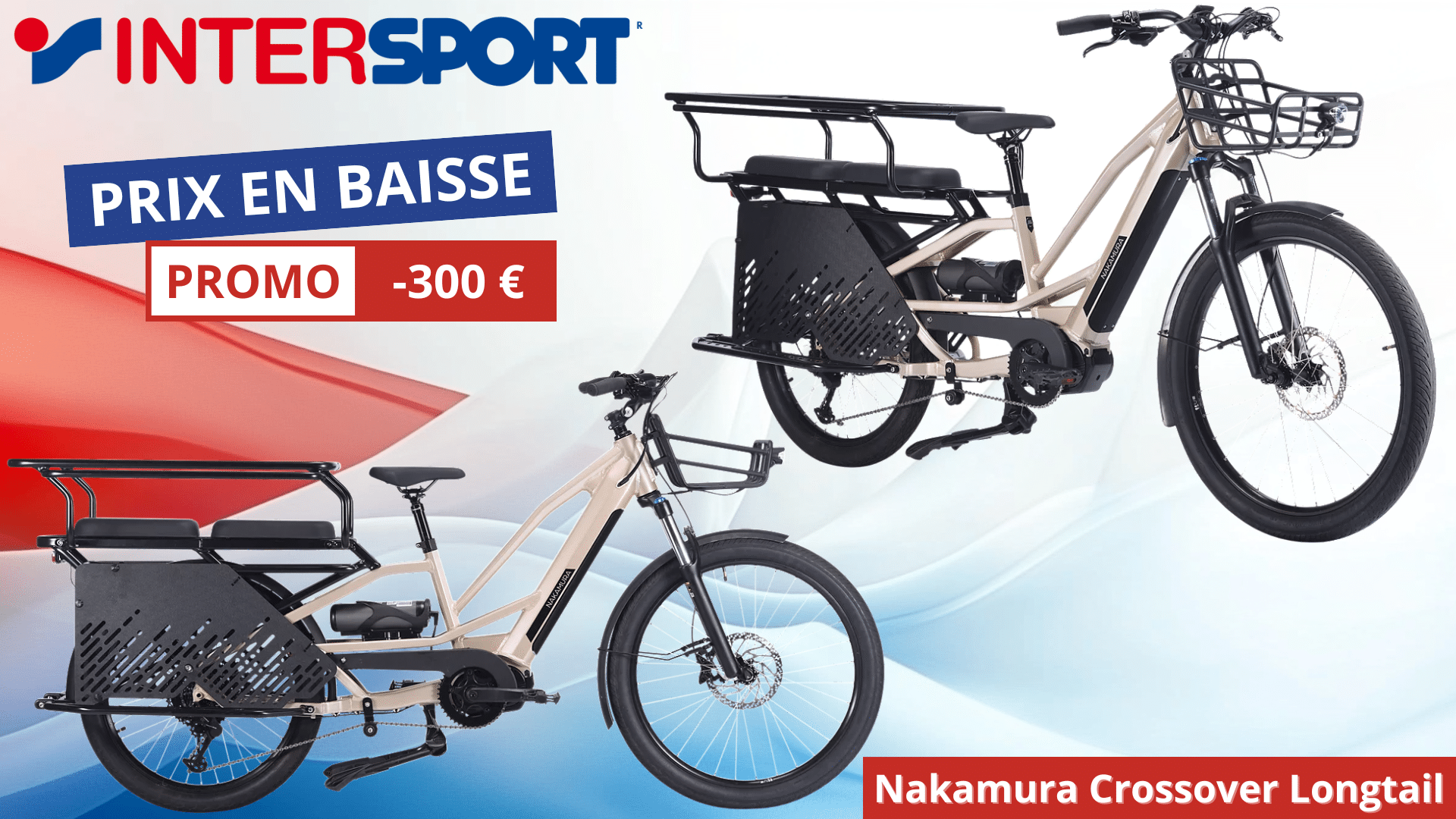 Promotion Nakamura Crossover Longtail  Intersport réplique à Decathlon avec 300 € de réduction